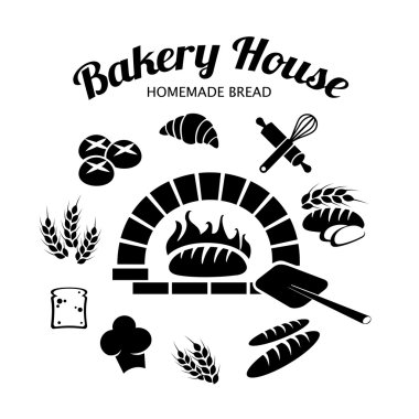 Vektör ekmek Icon set 