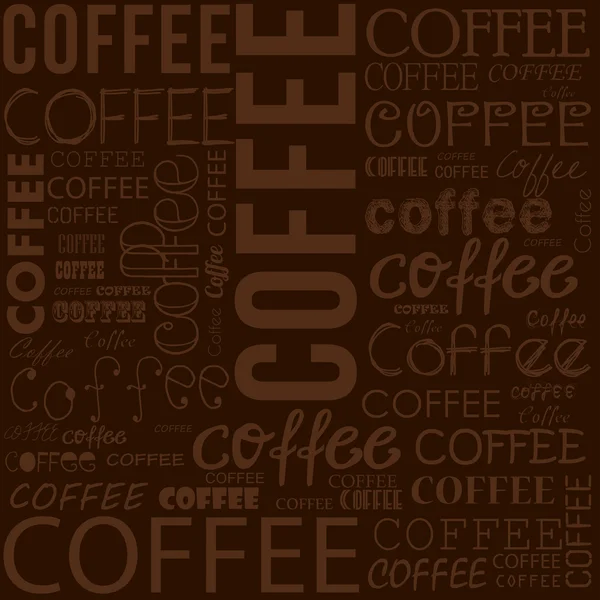 Coffee background vector — Stock Vector