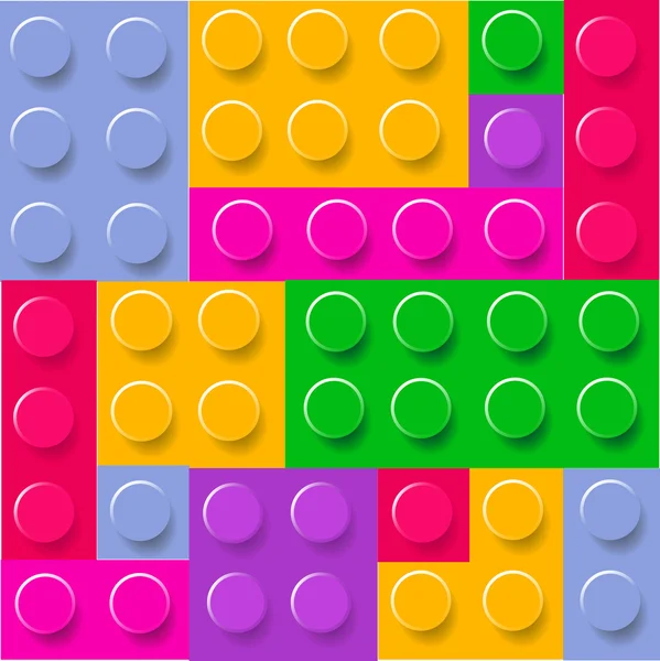 Renkli bloklar vektör desen — Stok Vektör