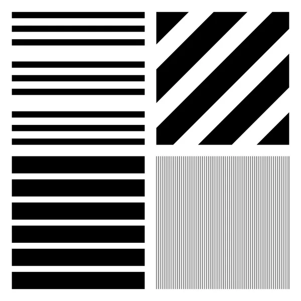 Stripe pattern set vector — Stock vektor