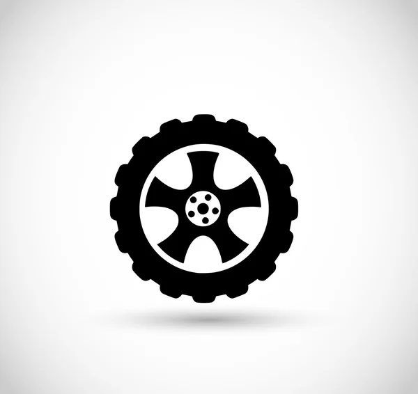 Tire icon vector illustration — ストックベクタ