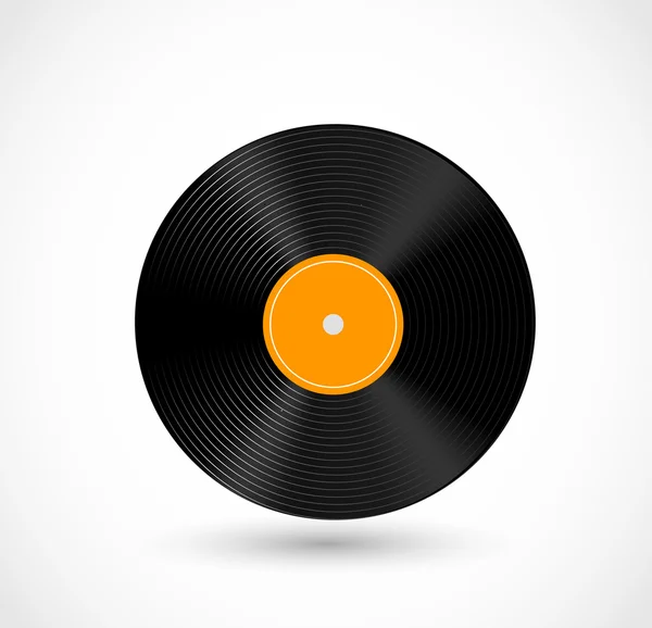 Vector de registro de vinilo — Vector de stock