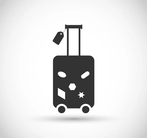 Cestovní taška vektorové ikony — Stockový vektor