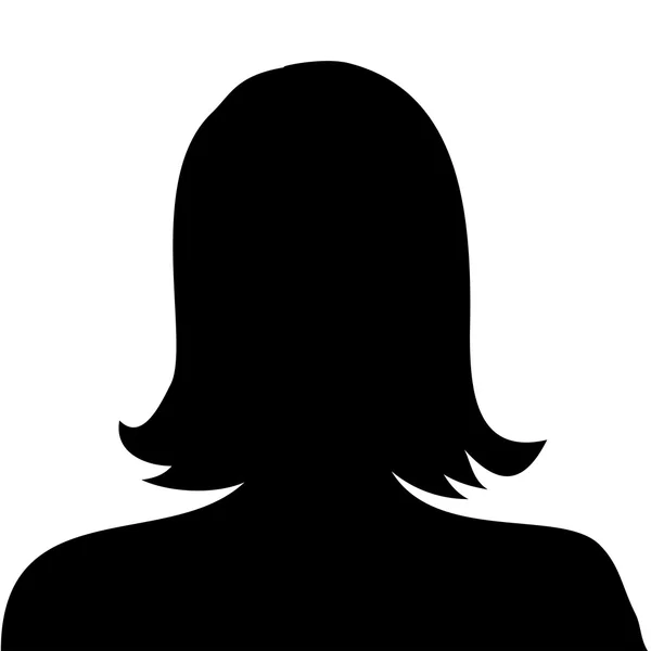 Woman profile picture - vector — Stock vektor