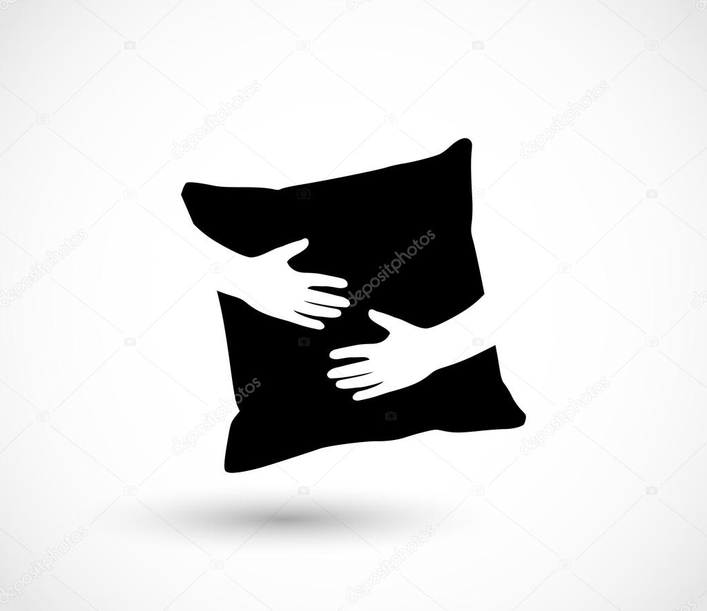 Pillow icon vector illustration