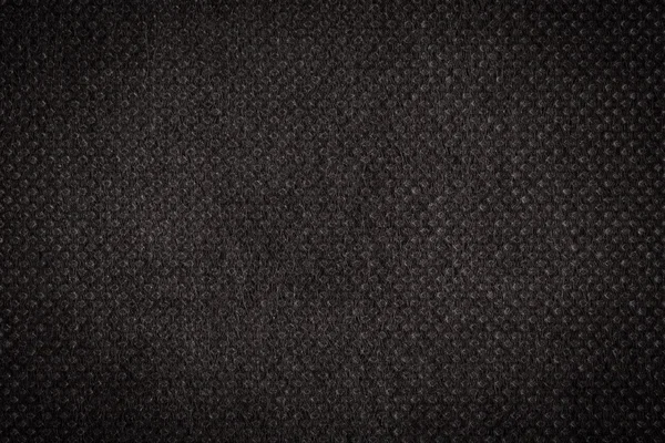 Чорна звичайна тканина, текстиль — стокове фото