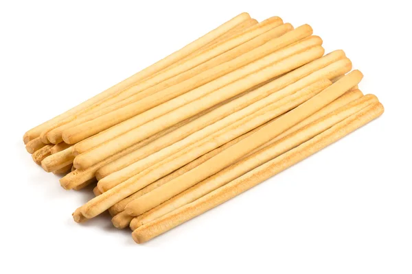 Bread Sticks no fundo branco — Fotografia de Stock