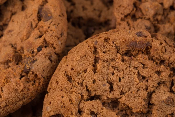 Galletas de Chocolate Chip Aisladas en Blanco — Foto de Stock