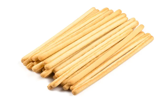 Bread Sticks no fundo branco — Fotografia de Stock