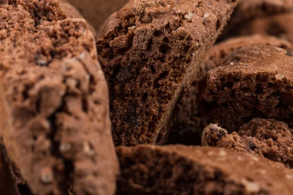 Cantucci mit Schokoladenstücken — Stockfoto