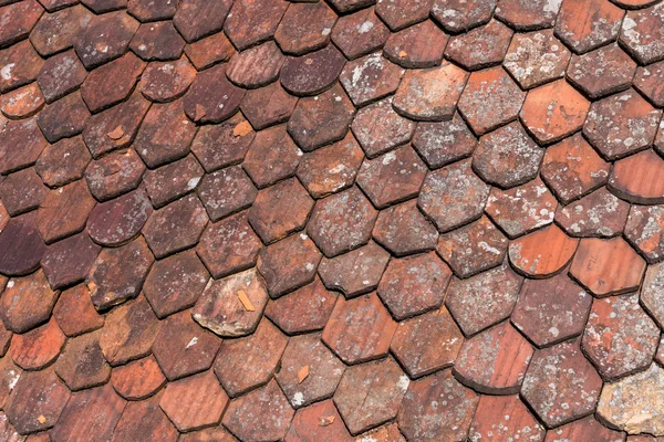 Old roof shingles background — Stock Photo, Image