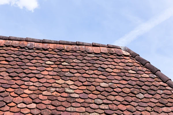 Old roof shingles background — Stock Photo, Image