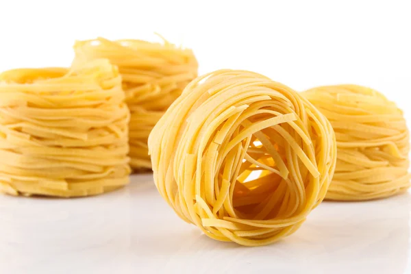 Fettuccine makarna yuva — Stok fotoğraf