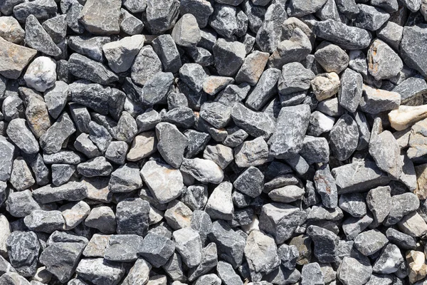 Pedras cinzentas esmagadas — Fotografia de Stock