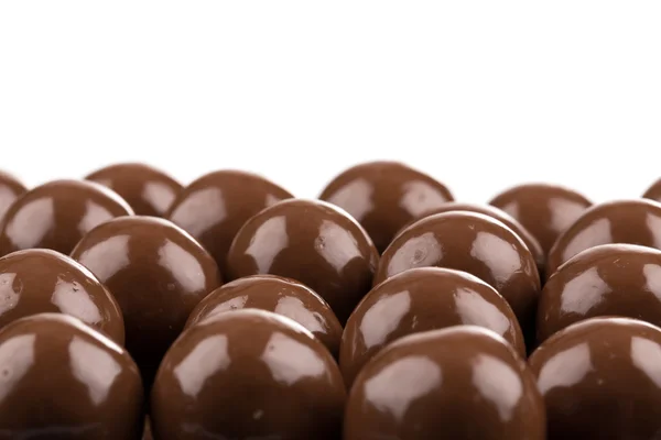 Multiple chocolate ball candies — Stock Photo, Image