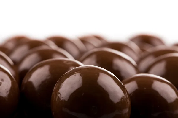 Multiple chocolate ball candies — Stock Photo, Image