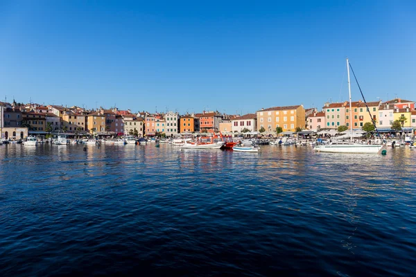 Boats in Rovinj, Croatia — Stock Photo, Image