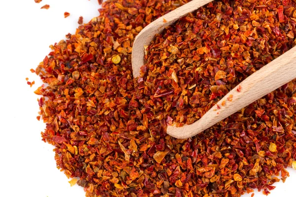 Zerkleinerte rote Chilischote — Stockfoto