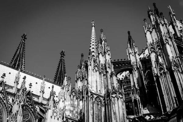 Catedral de Colonia en el cielo azul —  Fotos de Stock