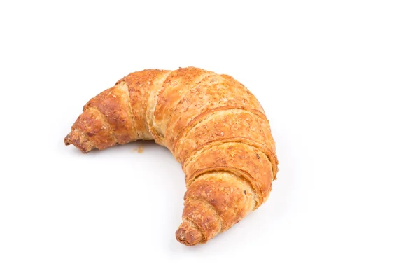 Croissant over witte achtergrond — Stockfoto