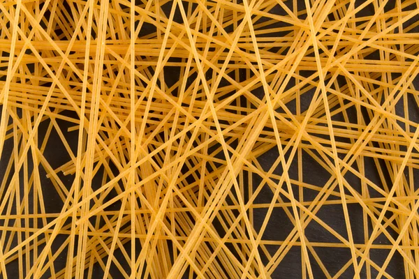 Organic whole wheat spaghetti — Stock Photo, Image