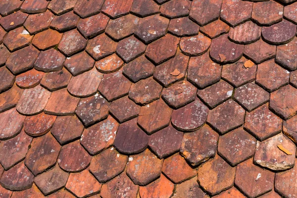 Old roof shingles background — Stock Photo, Image