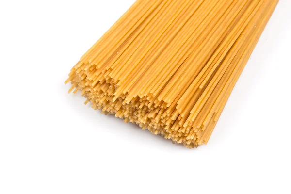 Espaguete de trigo integral orgânico — Fotografia de Stock