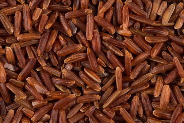 Surowy ryż czerwony — Zdjęcie stockowe