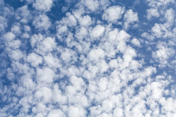 ふわふわの雲は、晴れた日, — ストック写真