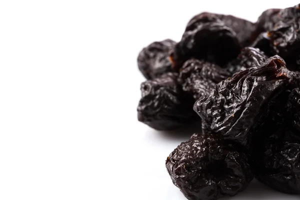 Dried plum - prunes isolated — Stock Photo, Image