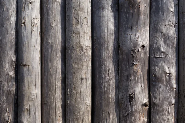 Wooden wall from logs — Stock Photo, Image