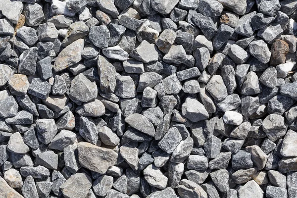 Graue Steine zerkleinert — Stockfoto