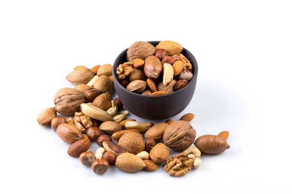 Nuts mix in bowl — Stock Photo, Image