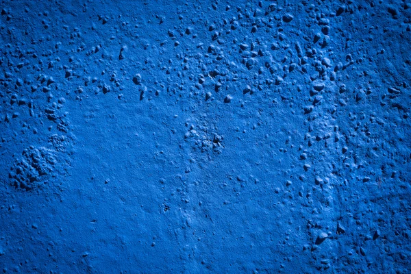 Grunge parede pintada de azul — Fotografia de Stock