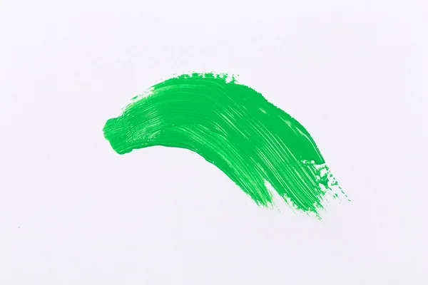 Πράσινη πινελιά χρώματος — Φωτογραφία Αρχείου