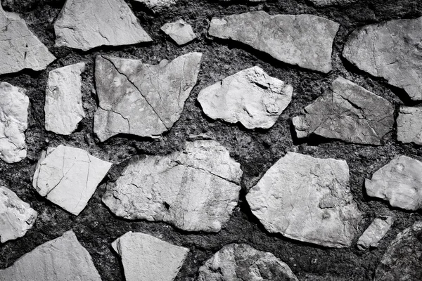 Muur van stenen als een structuur — Stockfoto