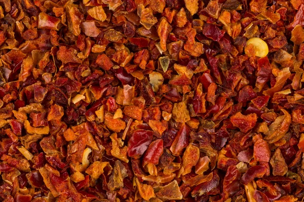 Drcený červený pepř chilli — Stock fotografie