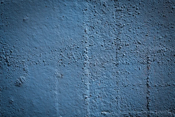 Pared pintada azul grunge — Foto de Stock