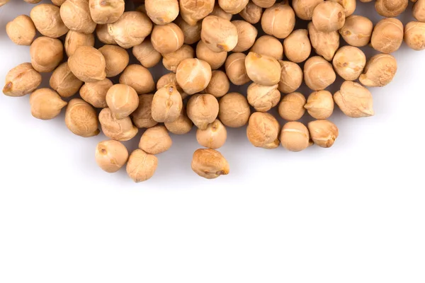 Chick pea on white background — Stock Photo, Image