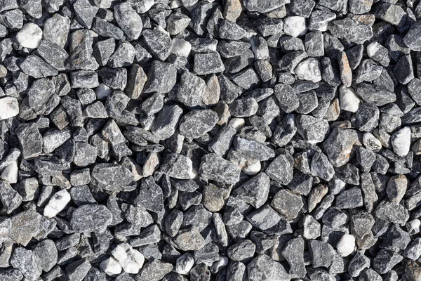 Graue Steine zerkleinert — Stockfoto