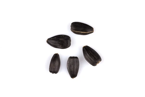 블랙 해바라기 씨앗의 힙 — 스톡 사진