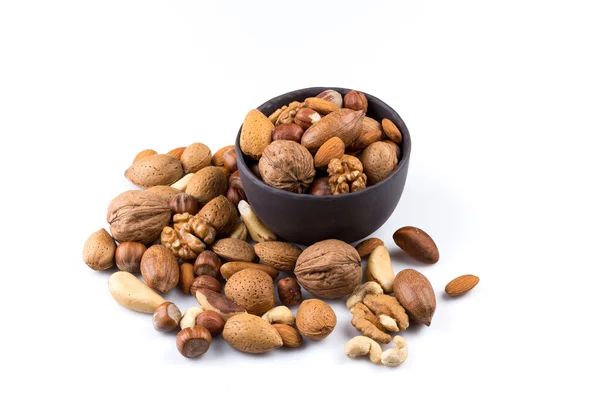 Nuts mix in bowl — Stock Photo, Image