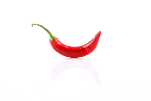 Red Chili Pepper Isolated White Background — Stock Photo, Image