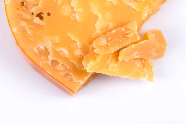 Piece Old Cheese Napkin Studio Shot — Stock Photo, Image