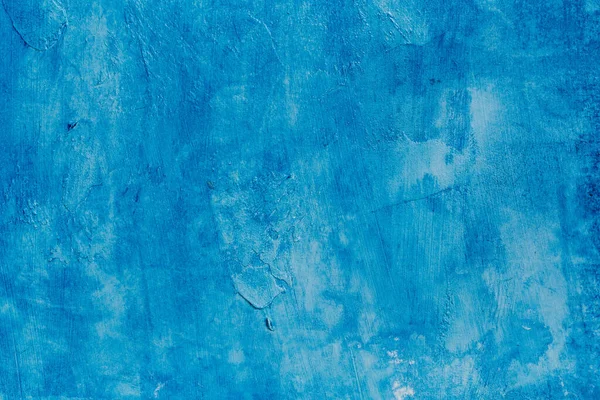 Abstract Blue Background Texture Concrete Plaster Hand Made Wall — Stock Photo, Image