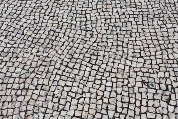 Hintergrund des typisch portugiesischen Gehweges — Stockfoto