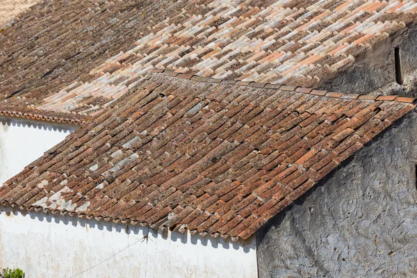 Portekiz bir köyün eski çatılar — Stok fotoğraf