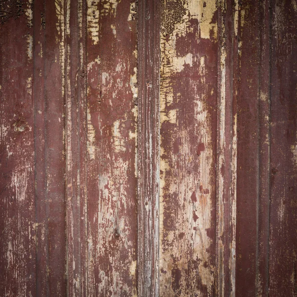 Geschilderde oude houten muur — Stockfoto