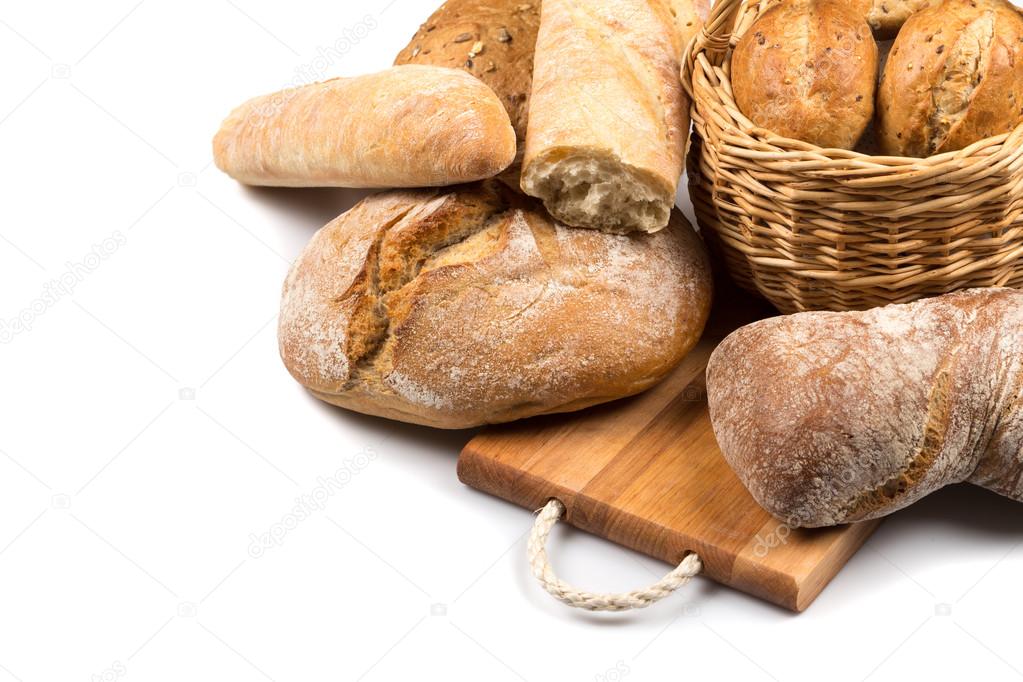 Composition with bread