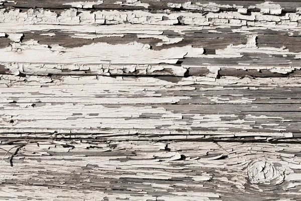 Mur en bois avec peinture blanche — Photo